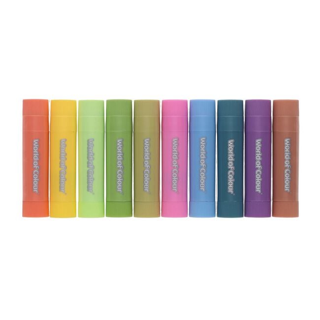 Washable Poster Paint Sticks 10 Pack