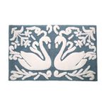Lough Blue Bath Mat 50cm x 80cm