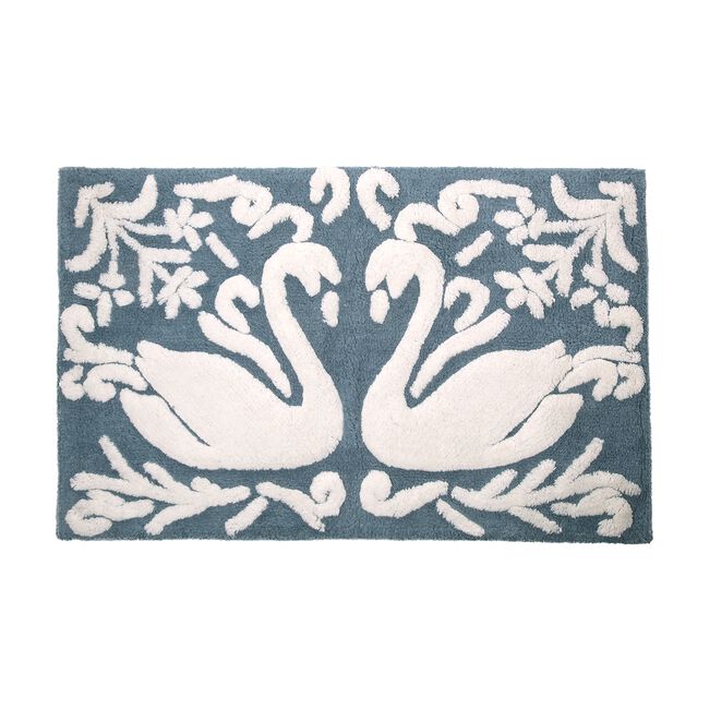 Lough Blue Bath Mat 50cm x 80cm