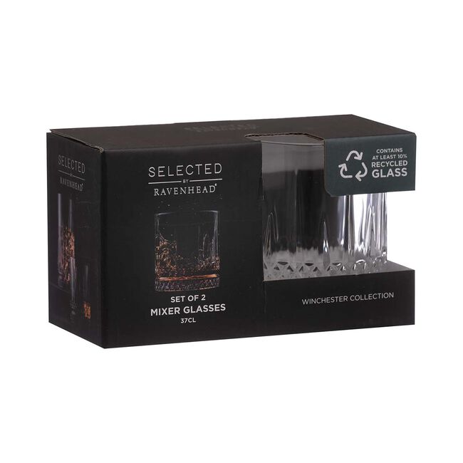 Ravenhead Winchester Set Of 2 Mixer Glasses 