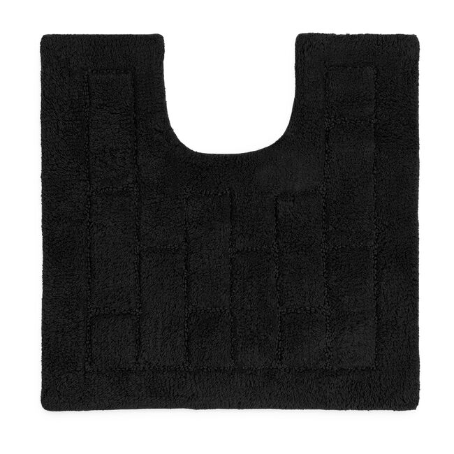 COTTON BRICK PHANTOM BLACK 50x50 Pedestal Mat