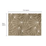 Geo Brown Mega Mat 50cm x 75cm