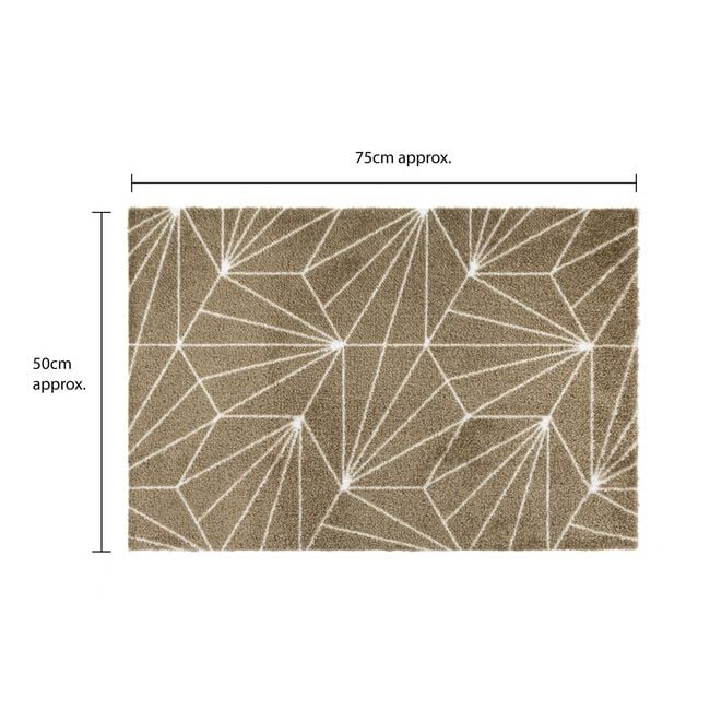 Geo Brown Mega Mat 50cm x 75cm