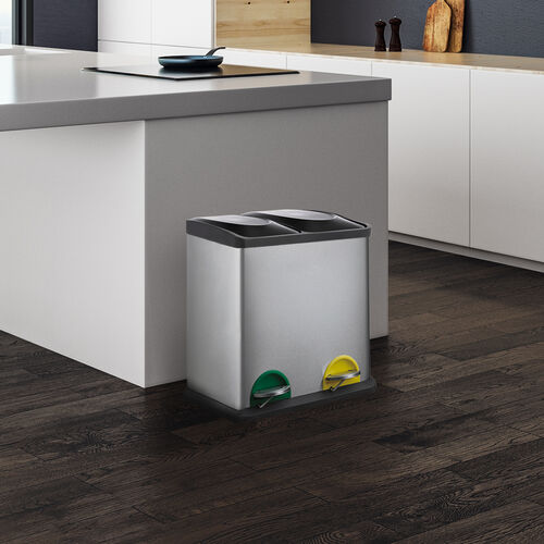 Double Recycling Bin 30L Home Store + More