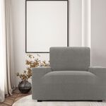 TWO WAY SUPER STRETCH SILVER Armchair Cover