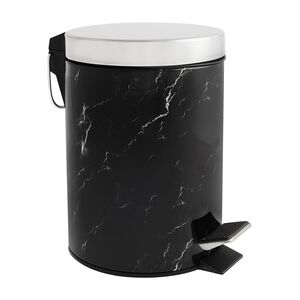 Black Marble Effect Bin 3L