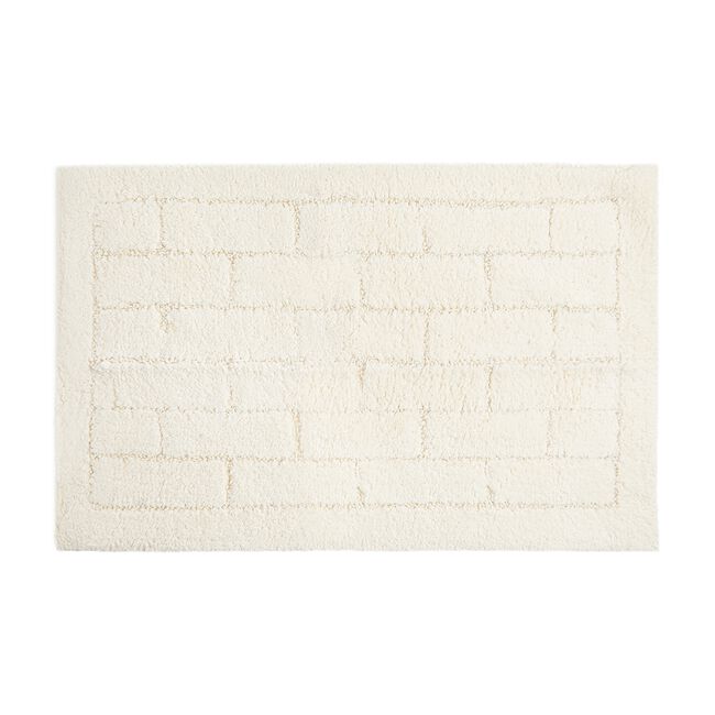 COTTON BRICK CREAM 50x80 Bath Mat