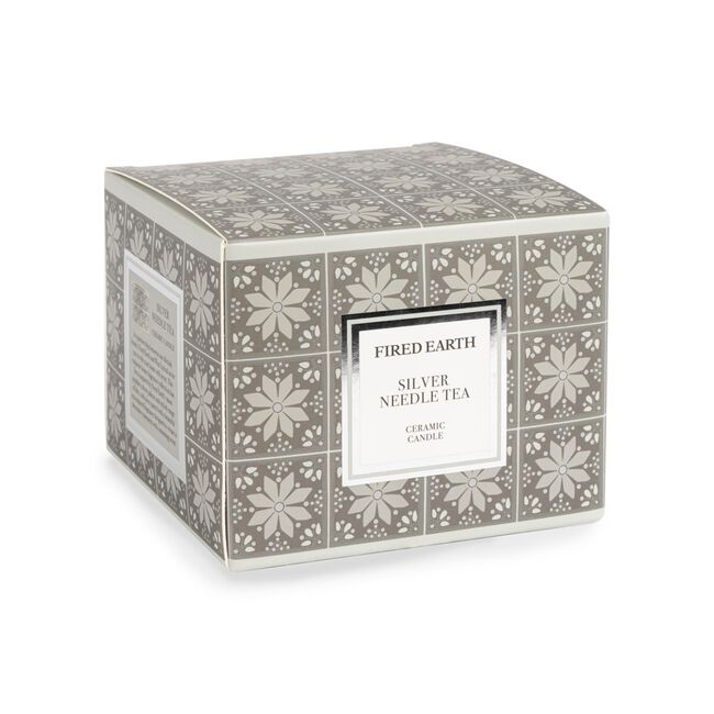 Fired Earth Silver Needle Tea Large Candle