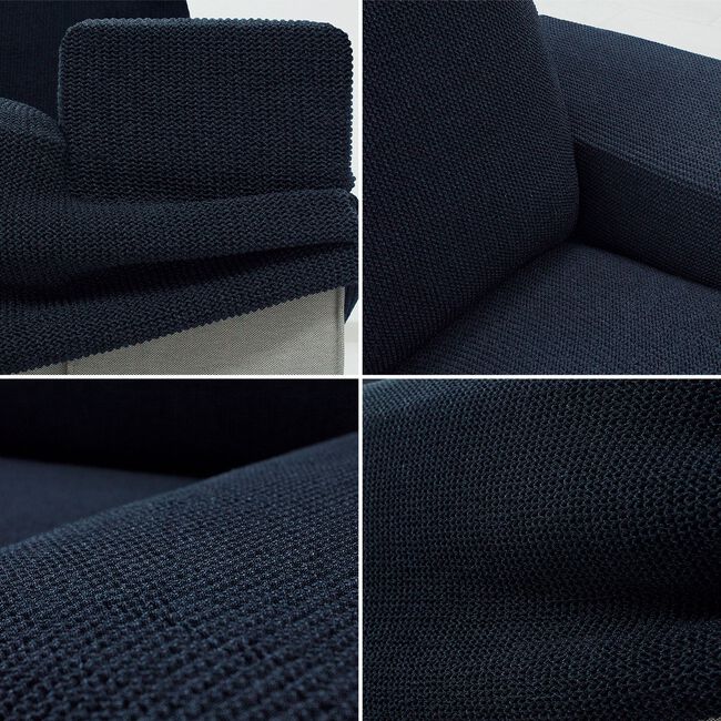 TWO WAY SUPER STRETCH NAVY Armchair Cover