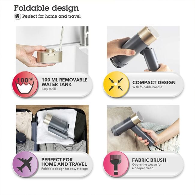 Beldray Fold Away Clothes Steamer