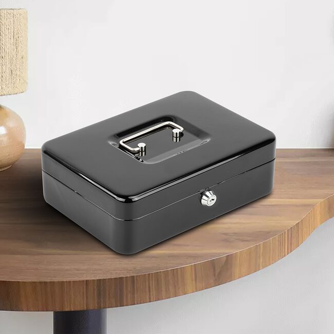 Cash Box Safe Black