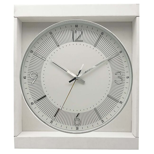 NOVA 30cm WHITE Wall Clock 