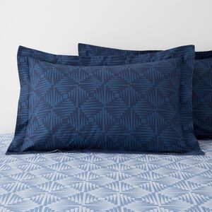 Noah Oxford Pillowcase Pair - Navy