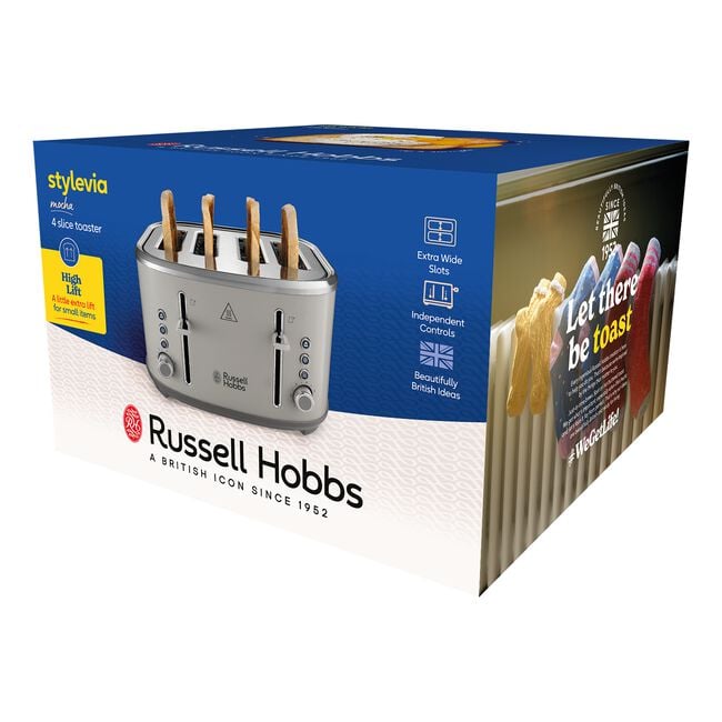 Russell Hobbs Stylevia Mocha 4 Slice Toaster