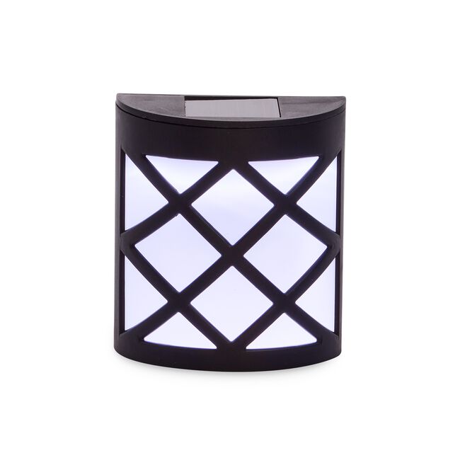 Lattice Garden Solar Wall Light