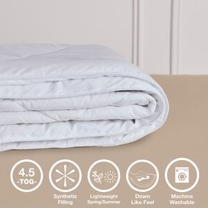 SINGLE SUPER SOFT 4.5 Tog Summer Duvet