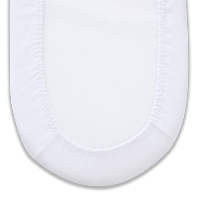Clair De Lune White Pram Fitted Sheet - 2 Pack