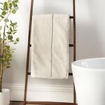  BIANCA ZERO TWIST SATIN STITCH CREAM Hand Towel 