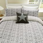 KING SIZE DUVET COVER Byron Grey / Linen