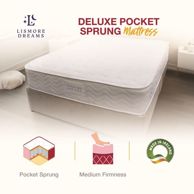 LISMORE DREAMS Single Deluxe Pocket Sprung Mattress