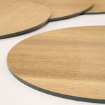 Round Painted Edge 4Pk Placemats