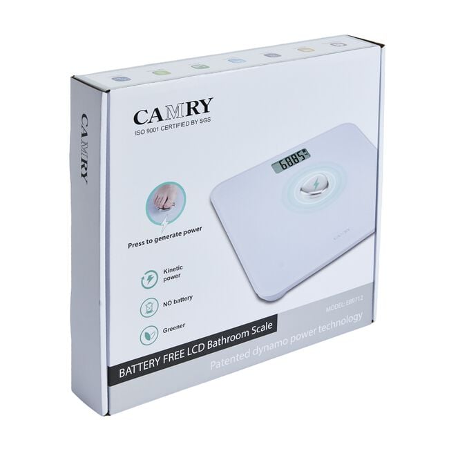 Camry Battery Free LCD Bathroom Scale