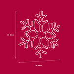 Giant Christmas Snowflake Rope Light