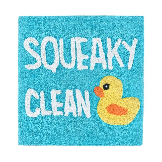 Squeaky Duck Tufted Shower Mat 50cm x 50cm