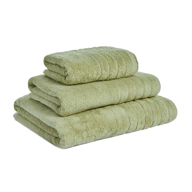  TURKISH COTTON SUPERSOFT 550GSM SAGE Bath Sheet