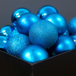 Blue Bauble Set - 20 Pack