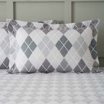 Nicole Day Argyle Brushed Cotton Oxford Pillowcase