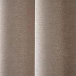 BLACKOUT & THERMAL TEXTURED NATURAL 66x54 Curtain