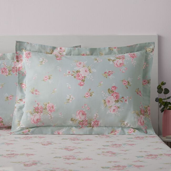 Konstantina Oxford Pillowcase Pair - Sage