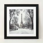 Paris Jewelled Framed Art 60cm x 60cm