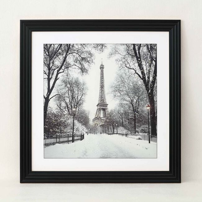 Paris Jewelled Framed Art 60cm x 60cm