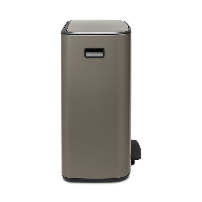 60L Brabantia Recycling Bin - Platinum