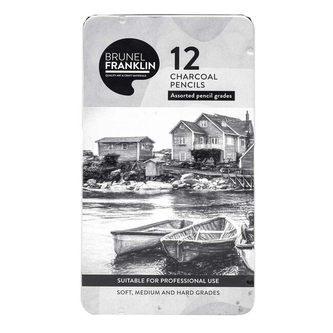 12 Pack Pencils / Watercolour / Charcoal / Pastels