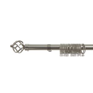 EXTENDABLE BASKET 35mm 120-240cm Brushed Nickel