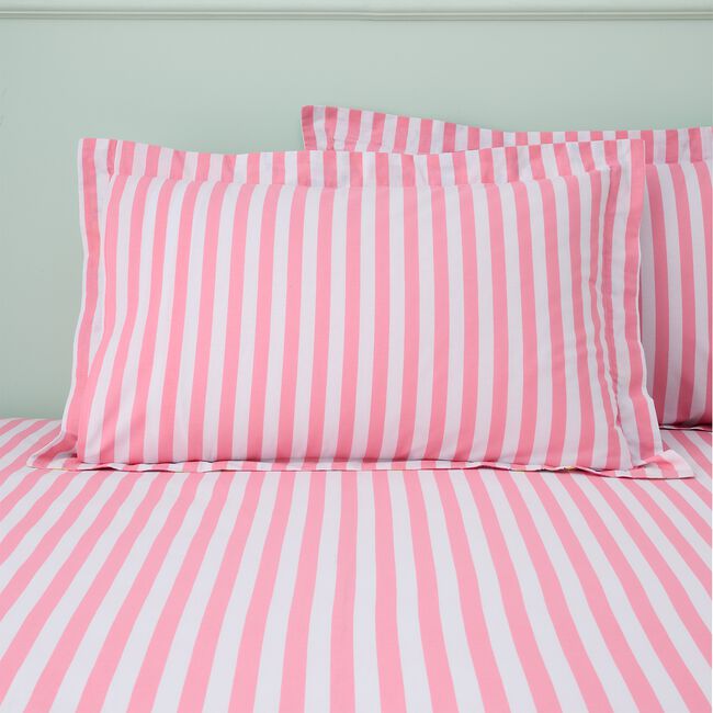 Ottilie Oxford Pillowcase Pair - Pink