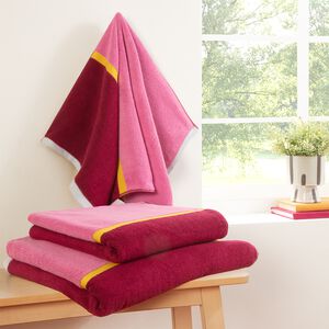 COLOUR BLOCK  BERRY Hand Towel