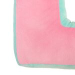 LETTER L Cushion Pink/Duck Egg
