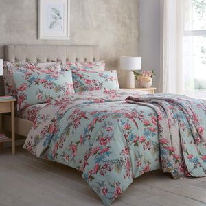 SINGLE DUVET COVER Danae Green/Nat