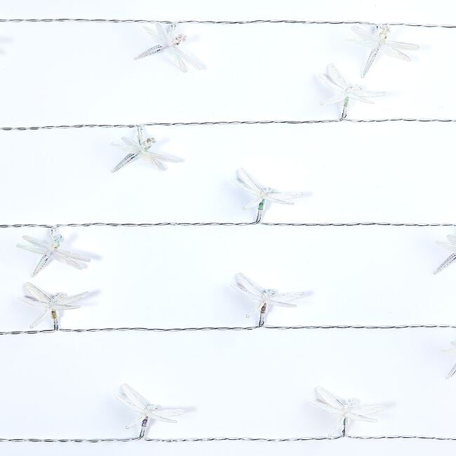 20 Dragonfly Solar String Lights