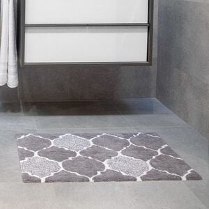 TRELLIS GREY 50x80 Bath Mat