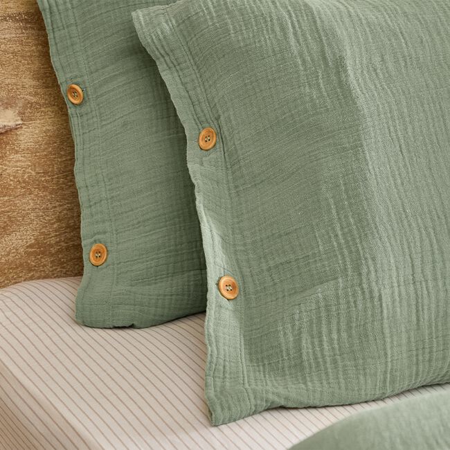 YARD SINGLE DUVET COVER Lark Eucalyptus