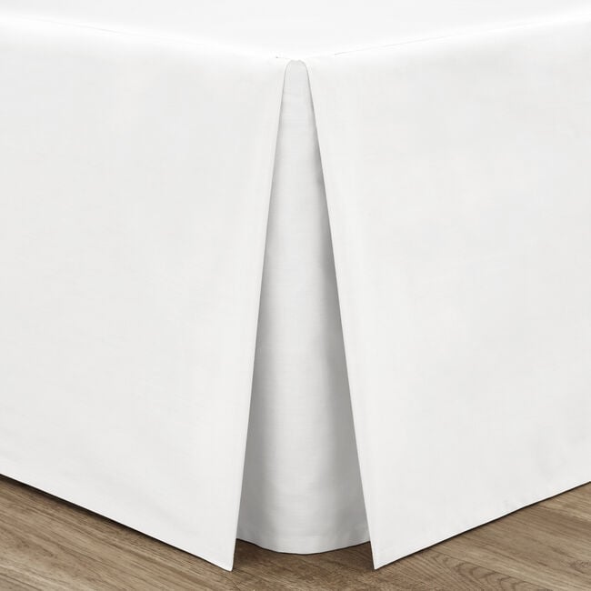 SINGLE PLATFORM VALANCE Luxury Percale White 1I