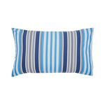 SUPER KING SIZE DUVET COVER Beach House Stripe Cobalt Blue / Navy