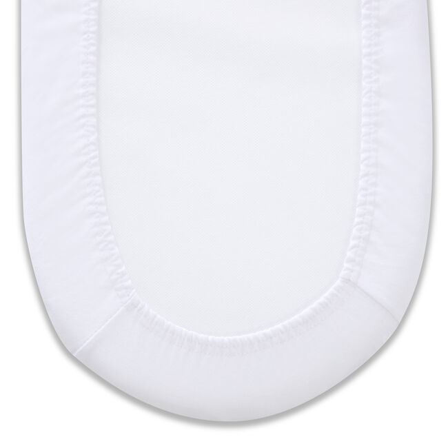 Clair De Lune White Crib Fitted Sheet - 2 Pack