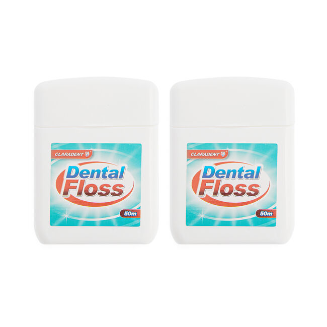 Dental Floss 50m Duo Pack