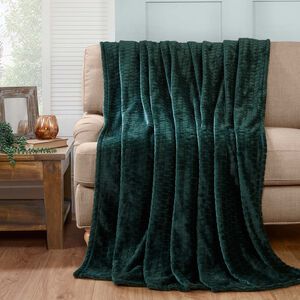 RUANE JACQUARD VELVET GREEN 150x200cm Throw